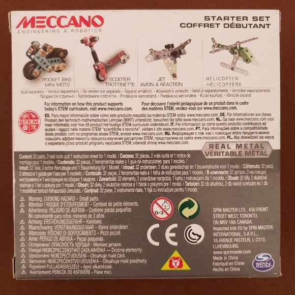 Meccano Engineering & Robotics Helicopter Starter Set NIB STEM - Picture 2 of 3